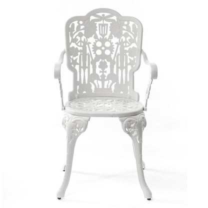 ALUMINIUM Outdoor ARMCHAIR Industry Collection by Seletti #WHITE