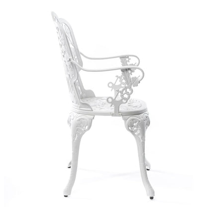 ALUMINIUM Outdoor ARMCHAIR Industry Collection by Seletti #WHITE