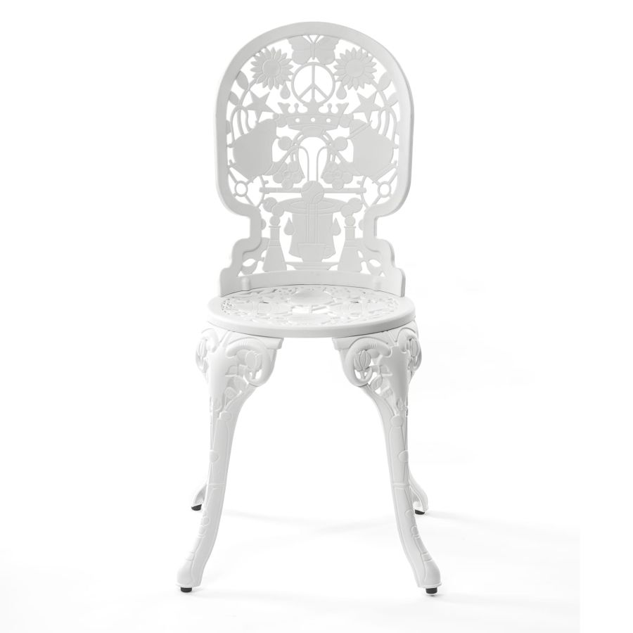 ALUMINIUM Outdoor CHAIR Industry Collection by Seletti #WHITE