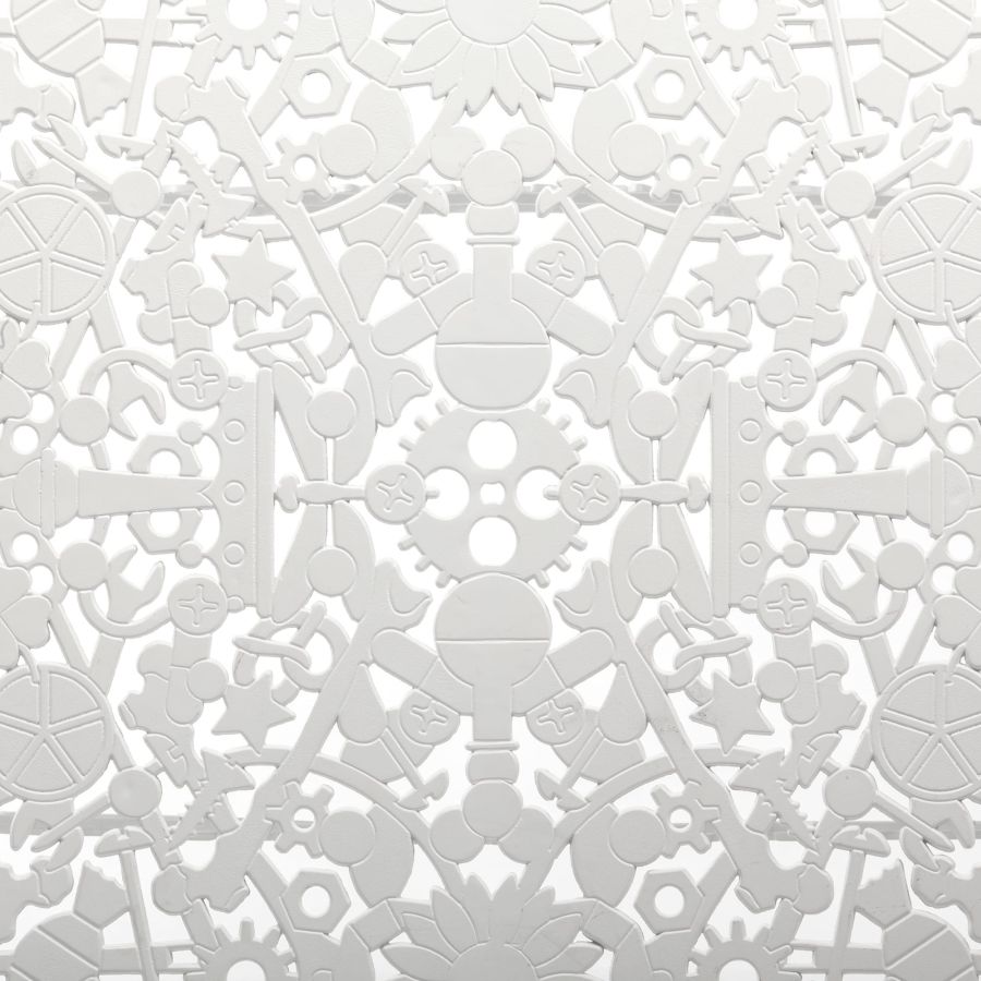 OVAL ALUMINIUM Outdoor TABLE Industry Collection by Seletti #WHITE