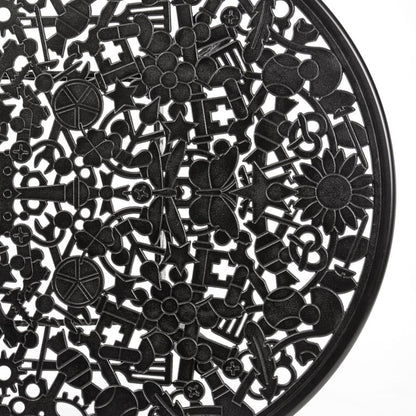 OVAL ALUMINIUM Outdoor TABLE Industry Collection by Seletti #BLACK