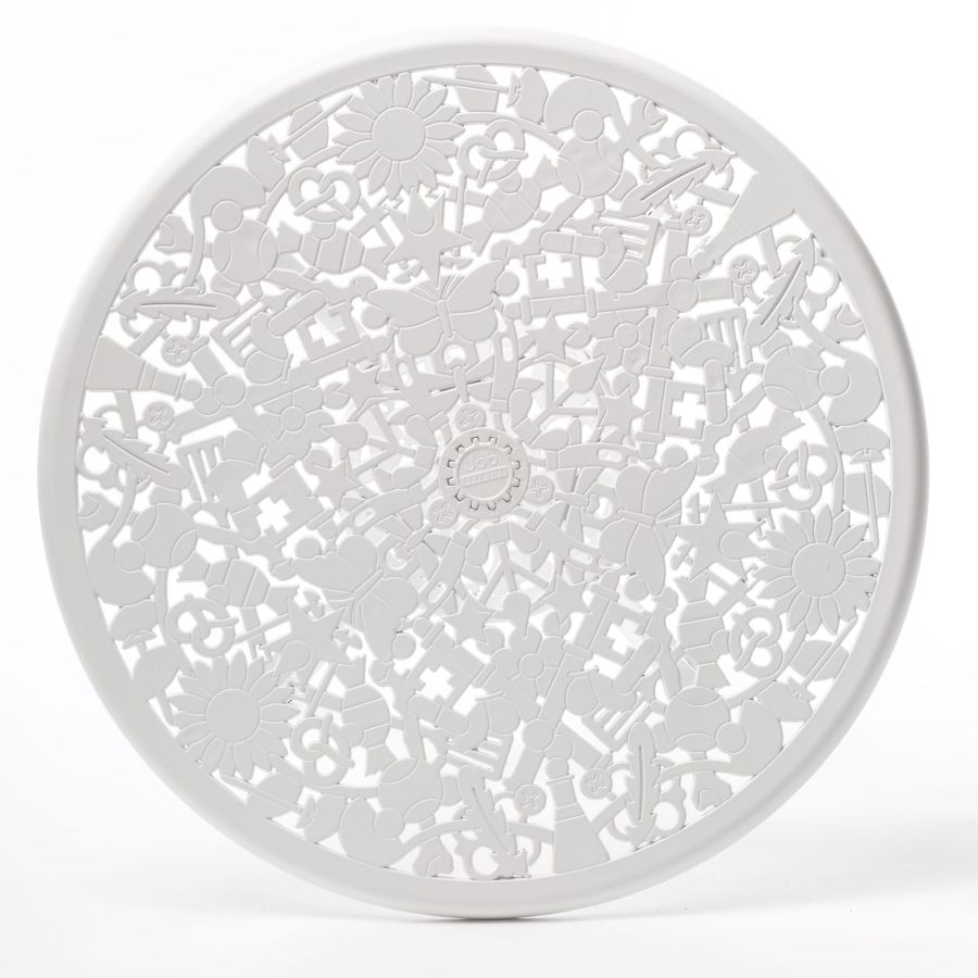 ALUMINIUM Outdoor TABLE Industry Collection by Seletti #WHITE