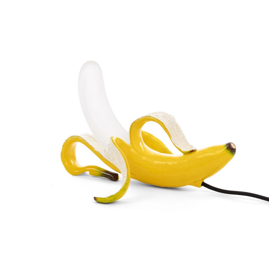 Resin Dimmable table lamp Banana Lamp Huey by Seletti