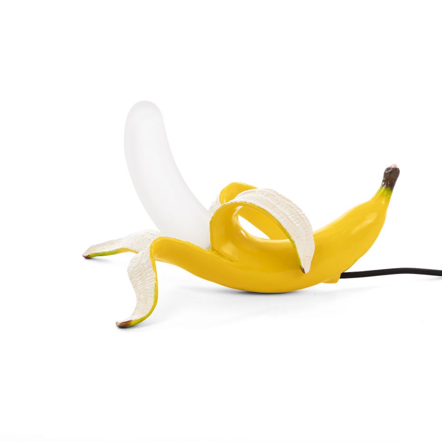 Resin Dimmable table lamp Banana Lamp Dewey by Seletti #Yellow