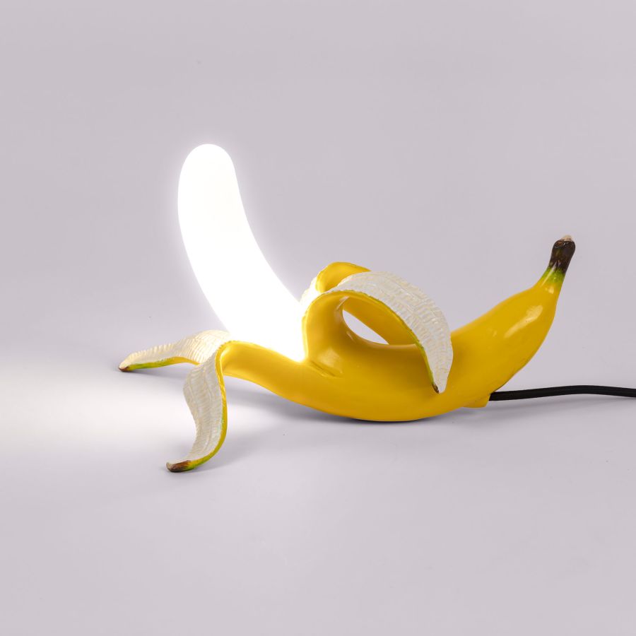 Resin Dimmable table lamp Banana Lamp Dewey by Seletti #Yellow