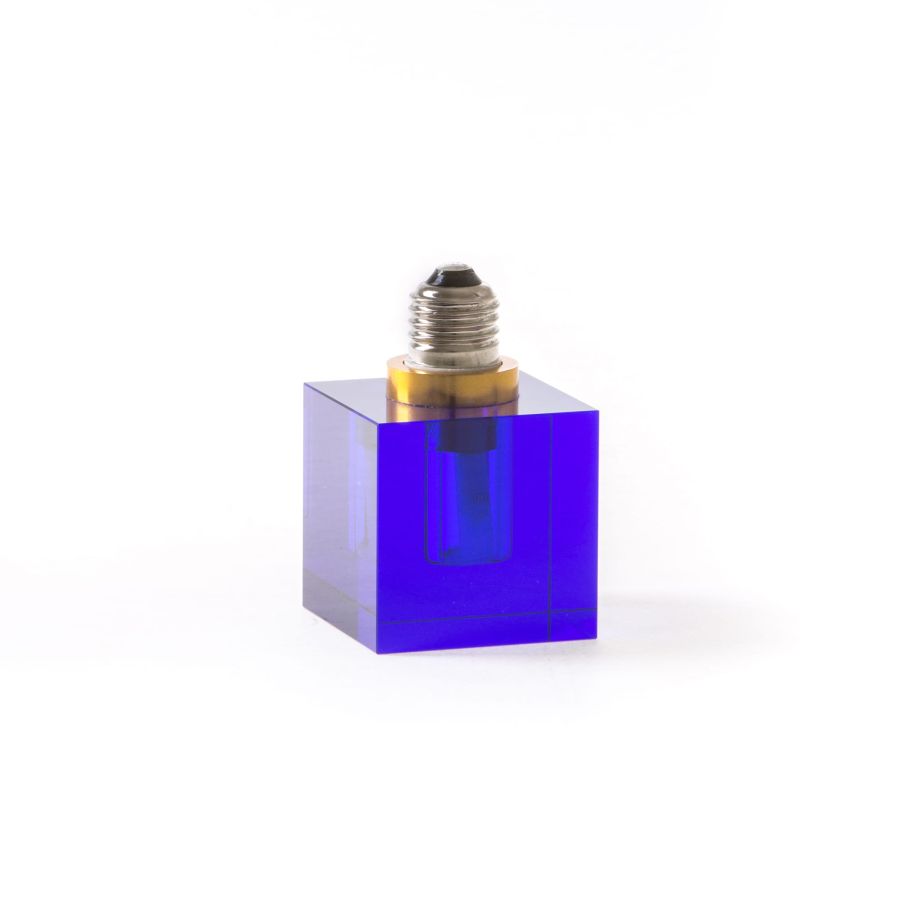 Square Crystal Led light bulb Crystaled by Seletti #Blue