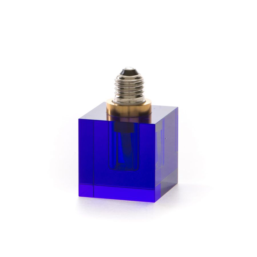 Square Crystal Led light bulb Crystaled by Seletti #Blue