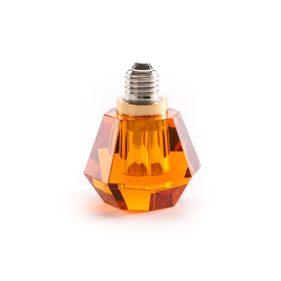 Spot Crystal Led light bulb Crystaled by Seletti #Amber