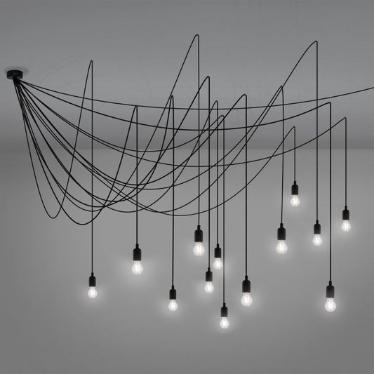 Ceiling Lamp Maman Clear bulbs by Seletti