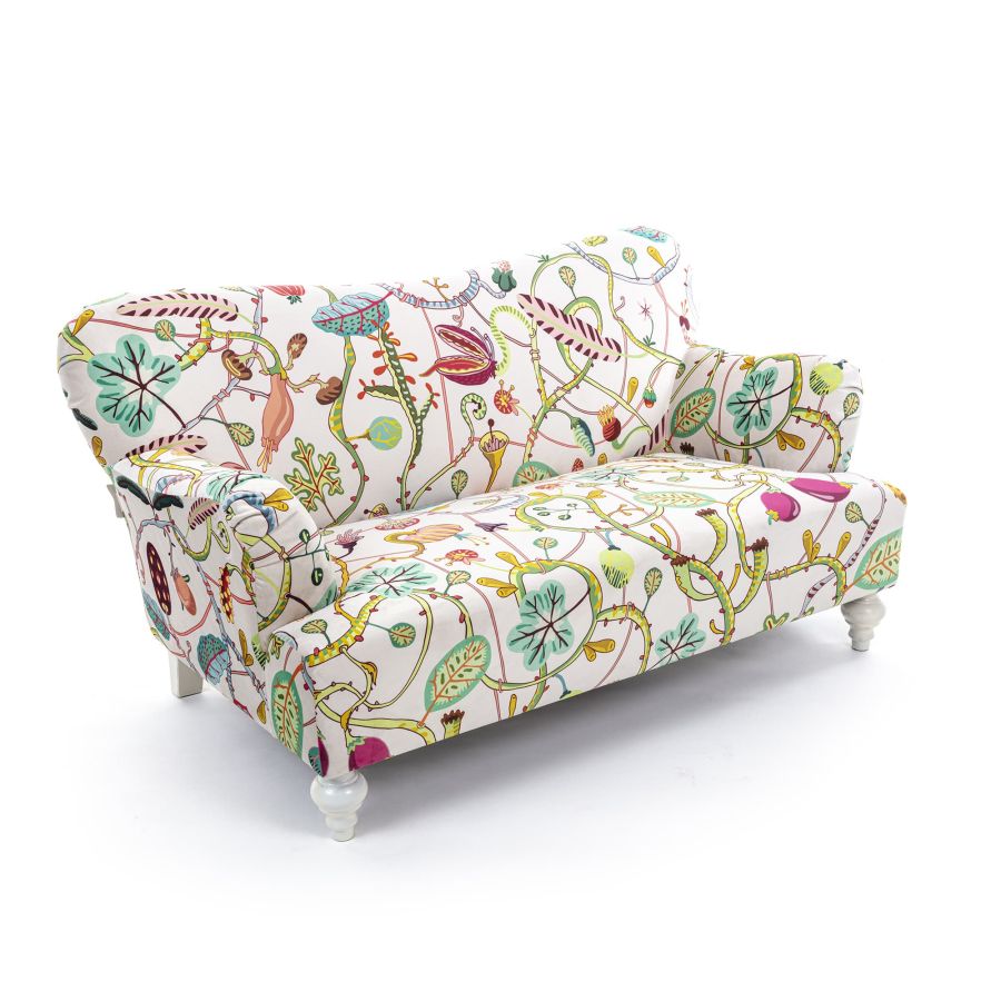 Fully Upholstered Sofa Botanical Diva by Seletti #White