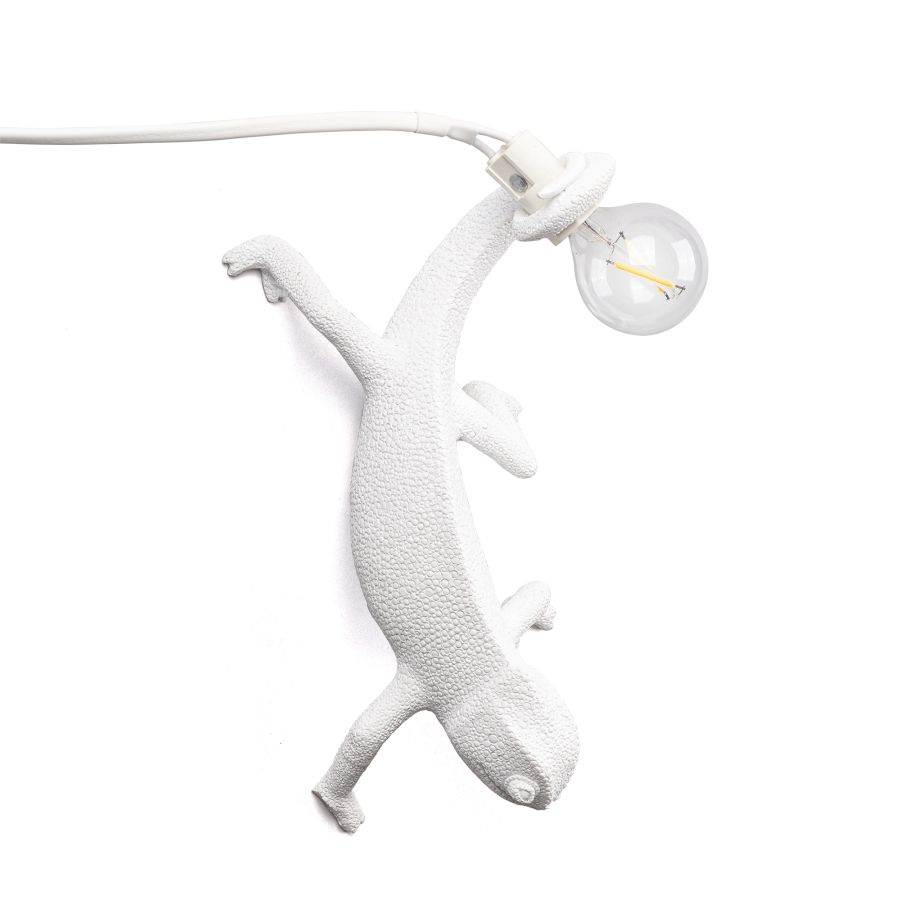 Resin LED Lamp Chameleon Lamp Going Down by Seletti #Plug