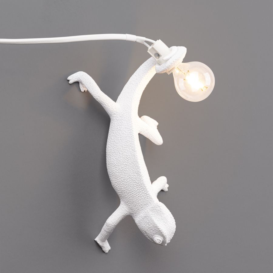 Resin LED Lamp Chameleon Lamp Going Down by Seletti #Plug