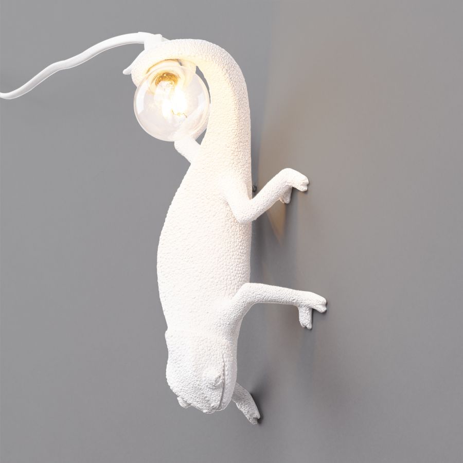 Resin LED Lamp Chameleon Lamp Going Down by Seletti #Plug