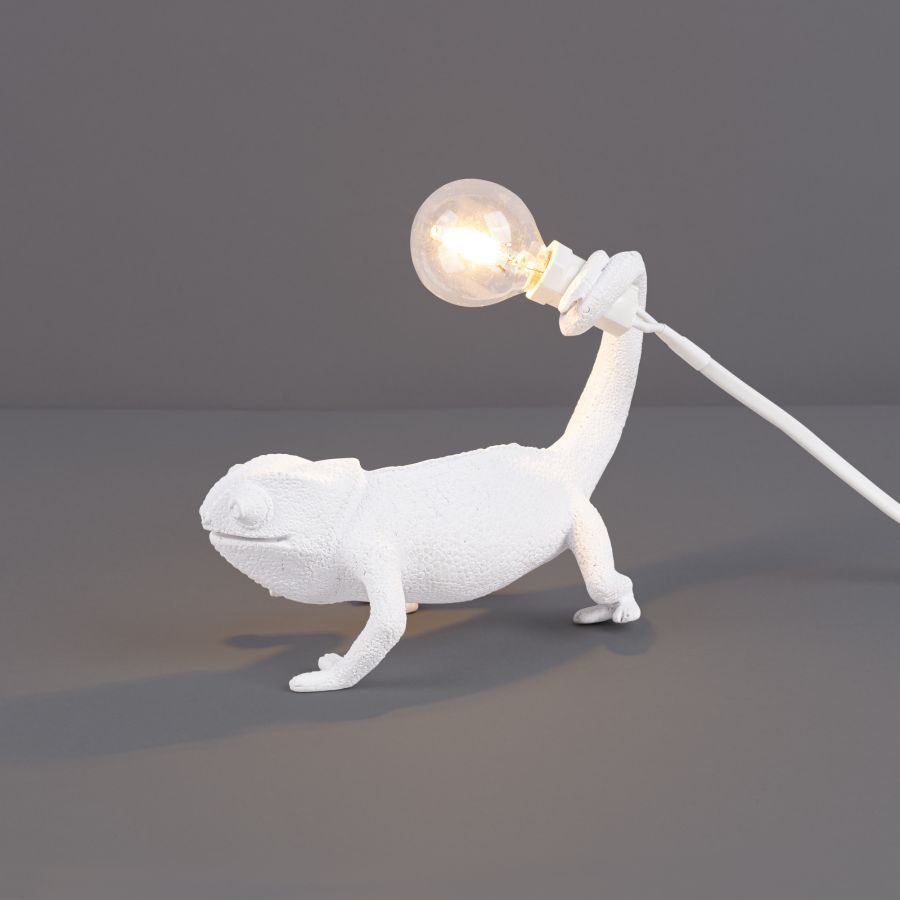 Resin LED Lamp Chameleon Lamp Still by Seletti #Plug