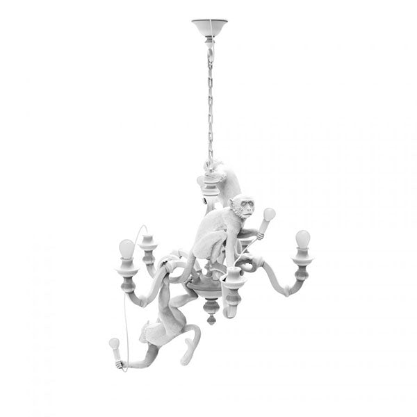 Monkey Chandelier by Seletti #White