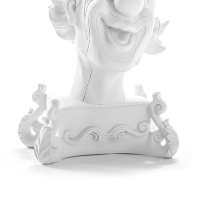 5 Arms Polyresin Candle Holder Burlesque Clown by Seletti #White