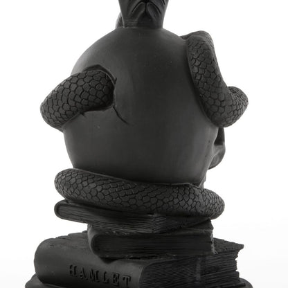 5 arms Polyresin candle holder Giant Burlesque Skull by Seletti #Black
