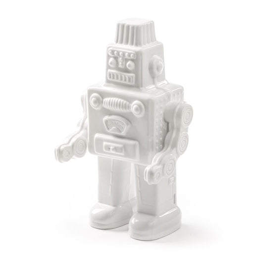 Porcelain Decorative Object Memorabilia My Robot by Seletti #White