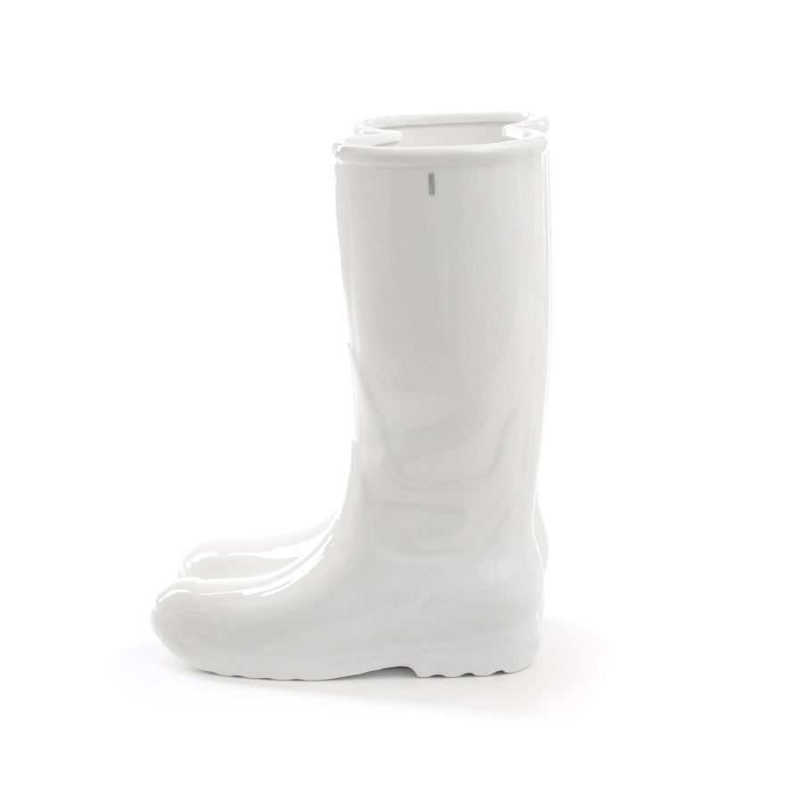 Porcelain Decorative Object Memorabilia My Rainboots by Seletti #White