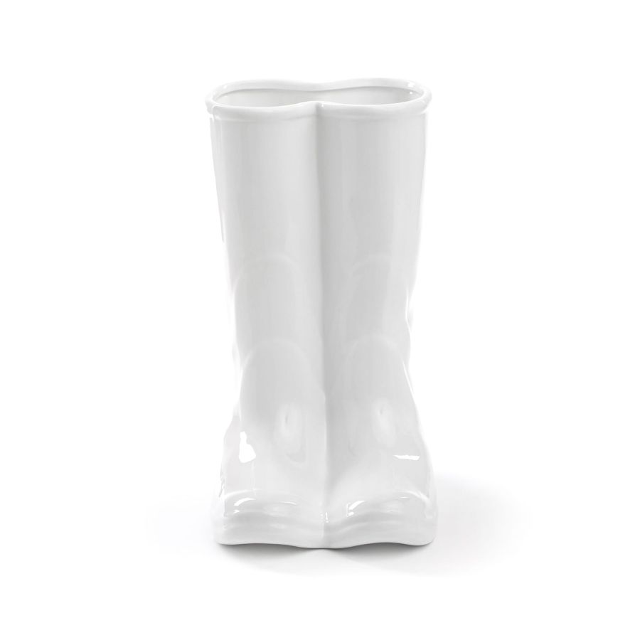 Porcelain Decorative Object Memorabilia My Rainboots by Seletti #White