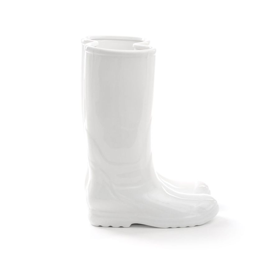 Porcelain Decorative Object Memorabilia My Rainboots by Seletti #White