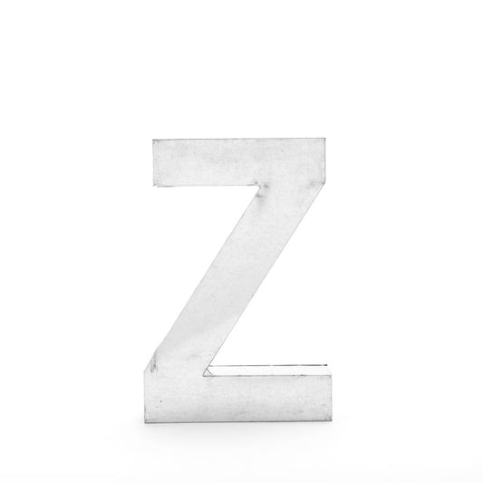 Aluminum Decorative Object Metalvetica Letter "Z" by Seletti