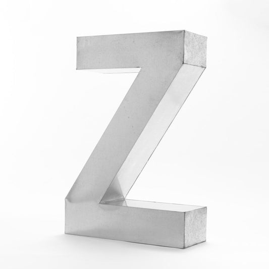 Iron Decorative Object Metalvetica 100 Typeface "Z" by Seletti