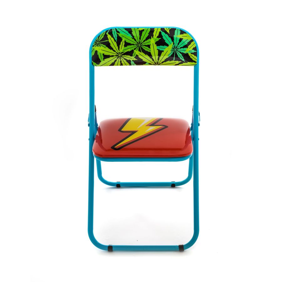 Metal Folding Chair Flash by Seletti