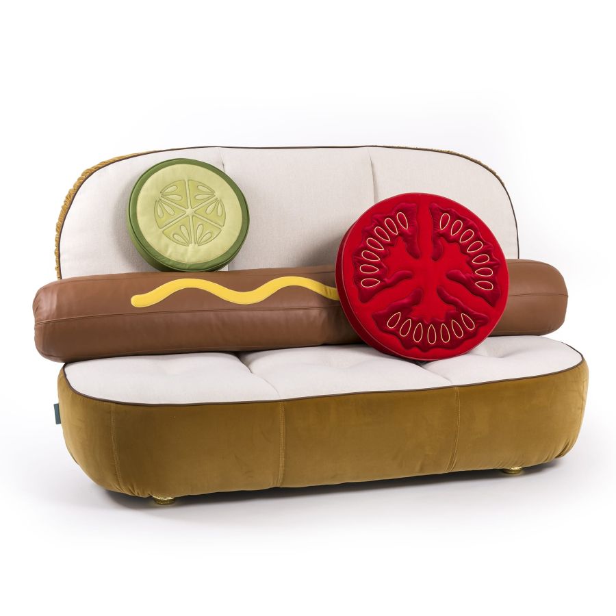 Fabric Sofa Hot Dog by Seletti