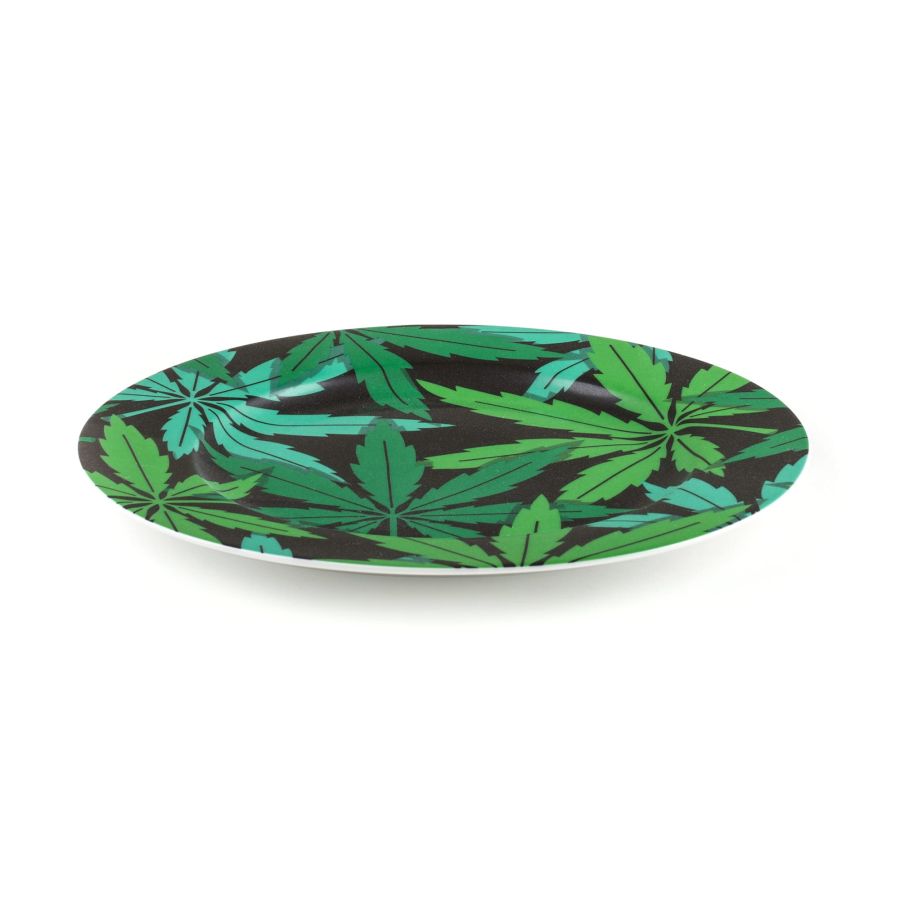 Porcelain Plate Weed by Seletti