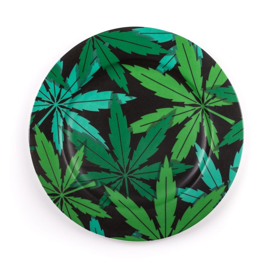 Porcelain Plate Weed by Seletti