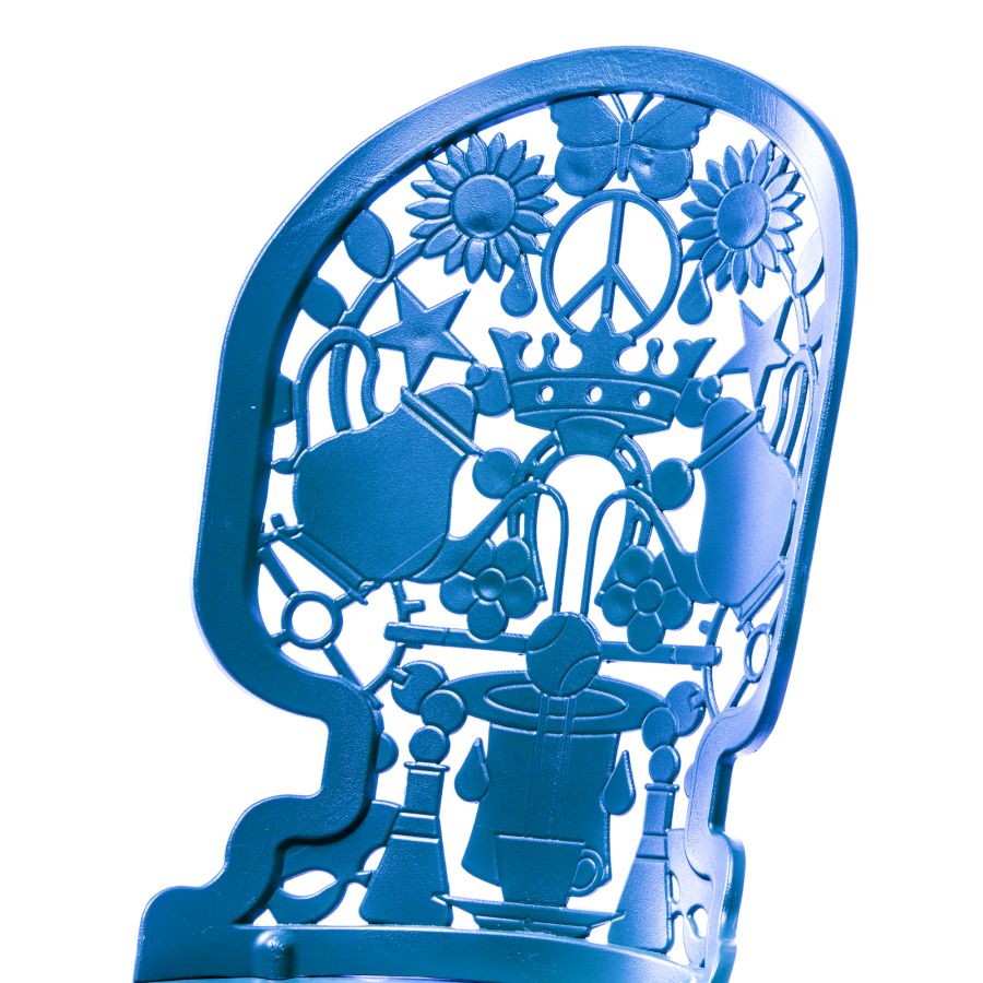 ALUMINIUM Outdoor CHAIR Industry Collection by Seletti #SKY BLUE