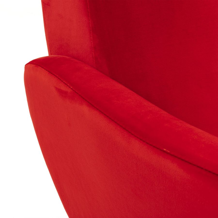 Fully Upholstered Fabric Armchair Revolver by Seletti