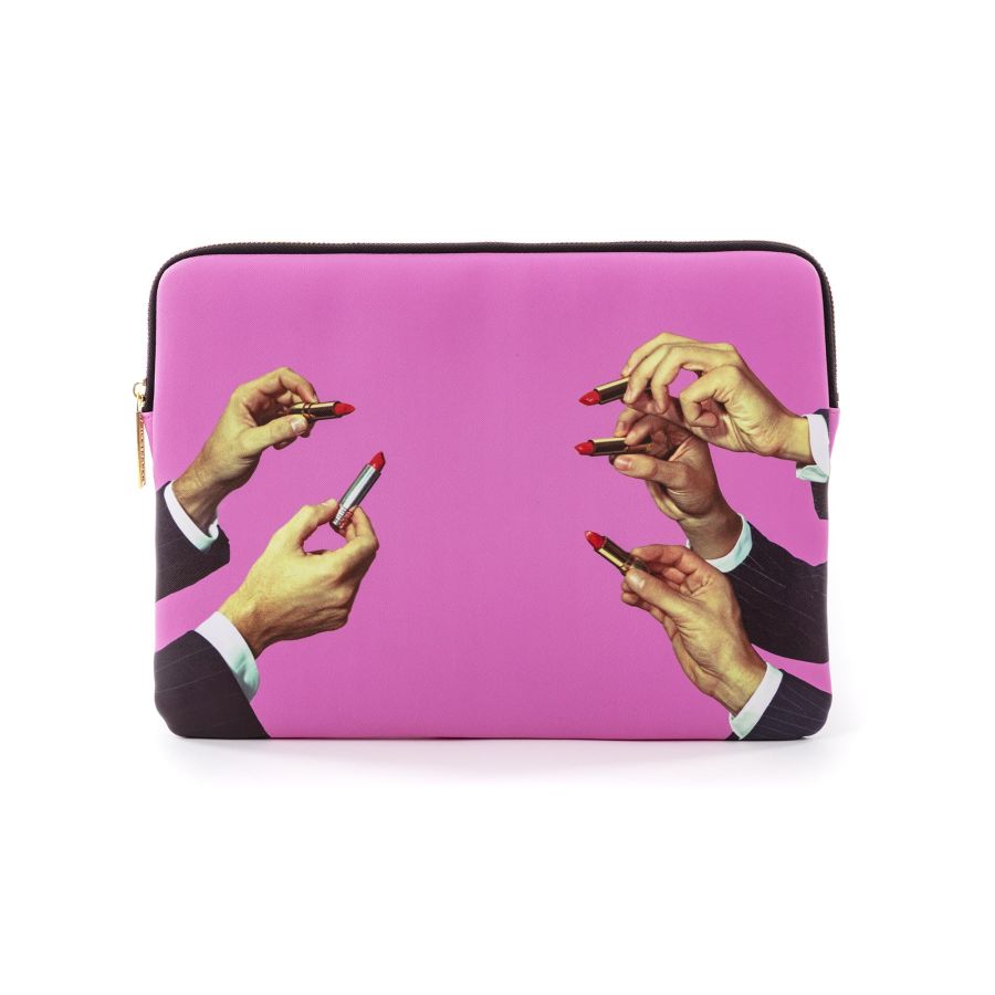 Laptop Bag Lipsticks by Seletti #Pink