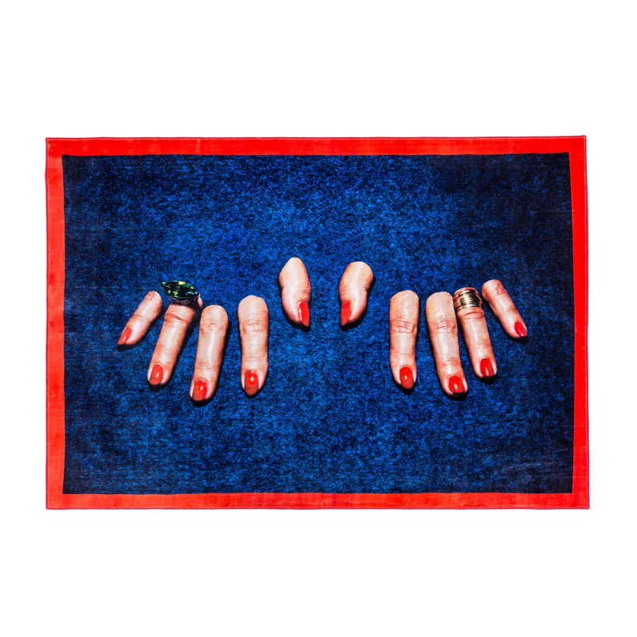 Rectangular Rug Fingers by Seletti