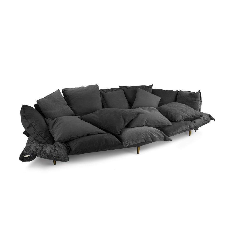 Fabric Sofa Comfy by Seletti #Charcoal Grey