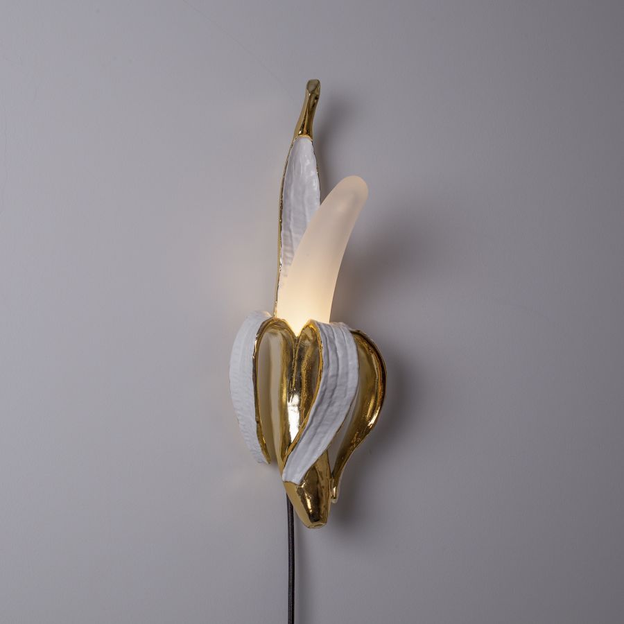 Resin Dimmable Wall lamp Banana Lamp Phooey by Seletti