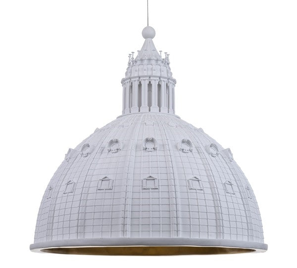 Cupolone Quarantacinque Pendant Lamp by Seletti #White