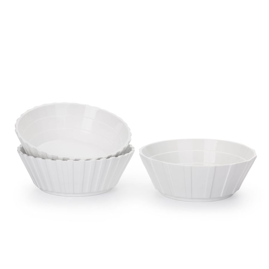 Porcelain Bowls set of 3 Machine Collection by Seletti