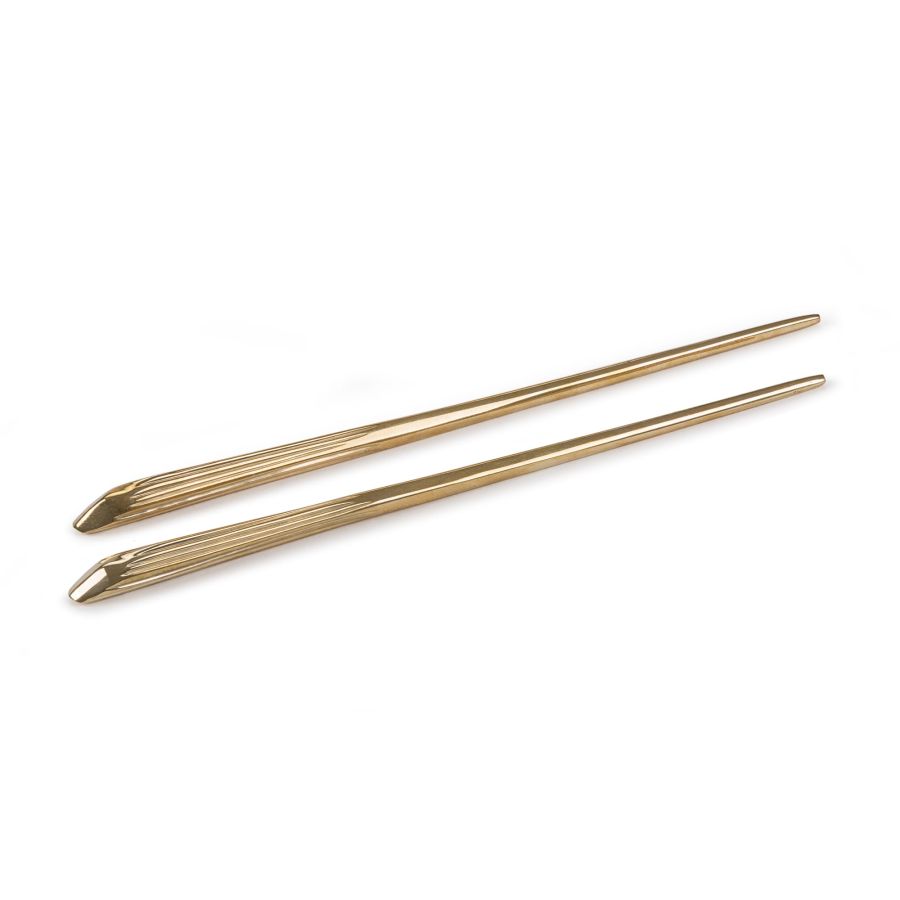 Brass Chopstick Cosmic Diner Quasar Chopstick by Seletti