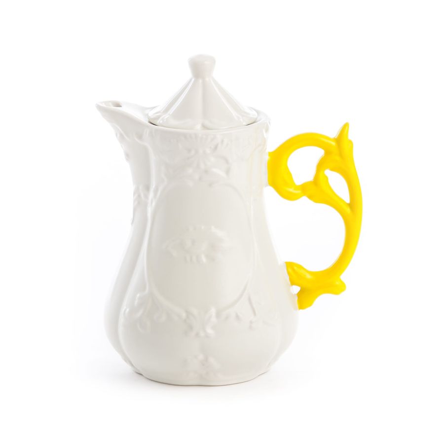 Fine Porcelain Teapot I-WARES by Seletti #Yellow