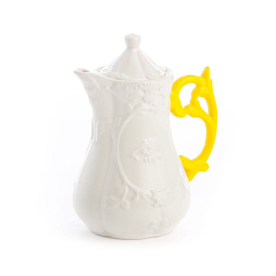 Fine Porcelain Teapot I-WARES by Seletti #Yellow