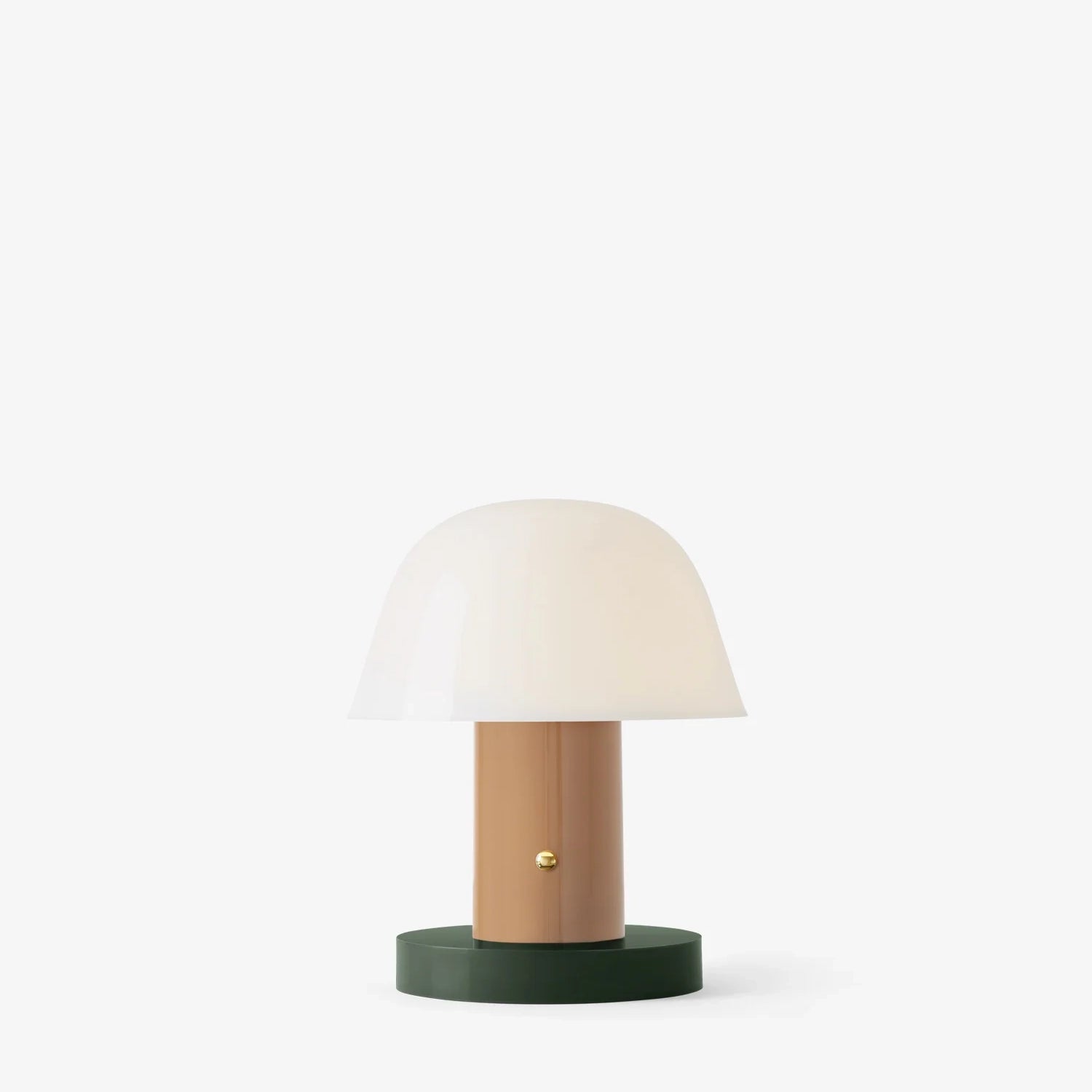 Setago Portable Table Lamp Jh27 by &Tradition #Nude & Forest