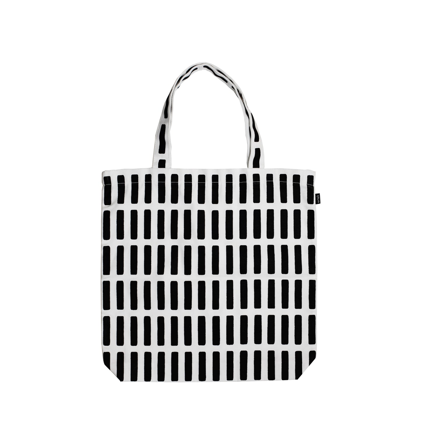 Artek Siena Canvas Bag — white/black