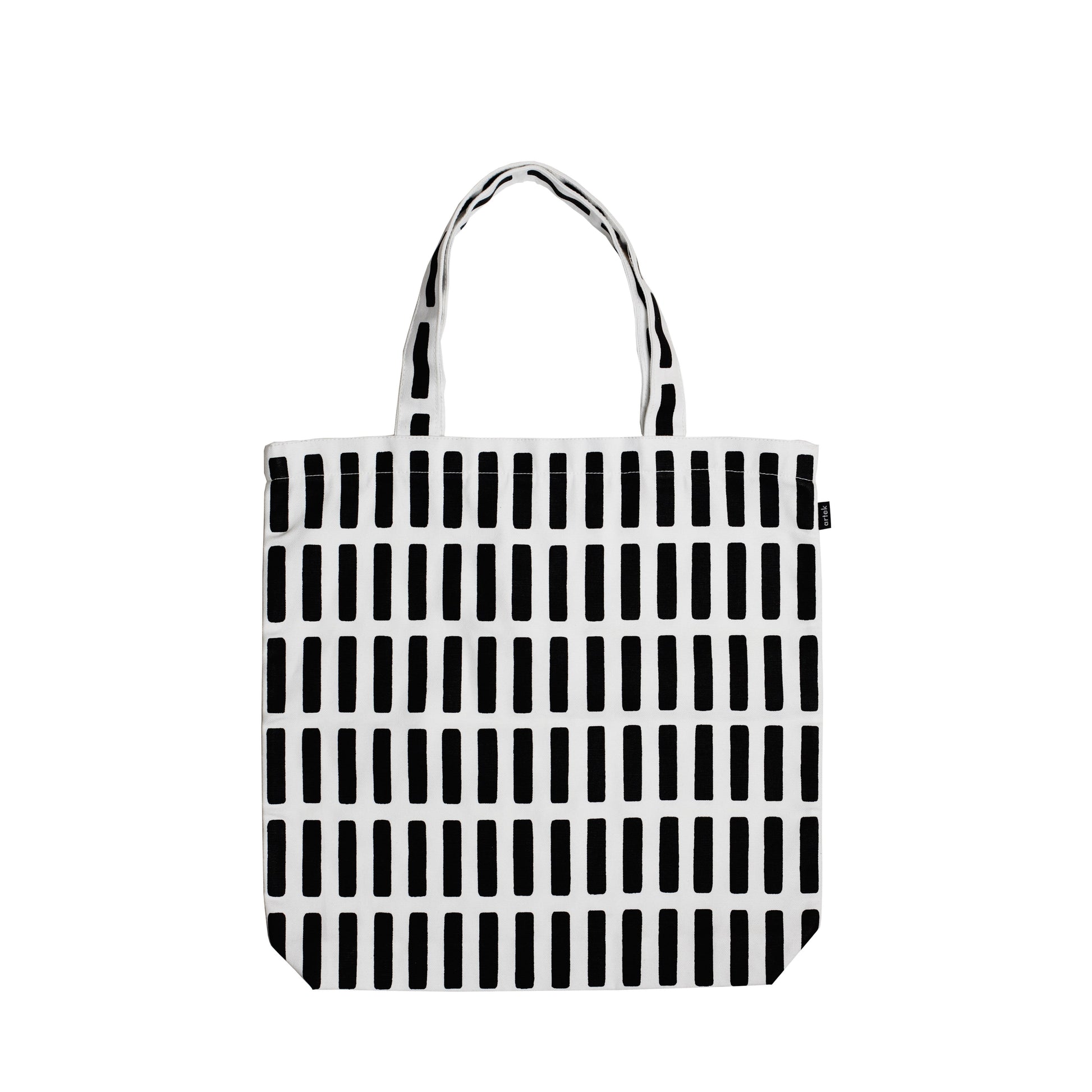 Artek Siena Canvas Bag — white/black