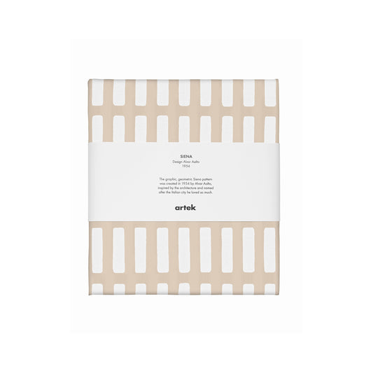 Artek Siena Fabric, cotton — sand/white