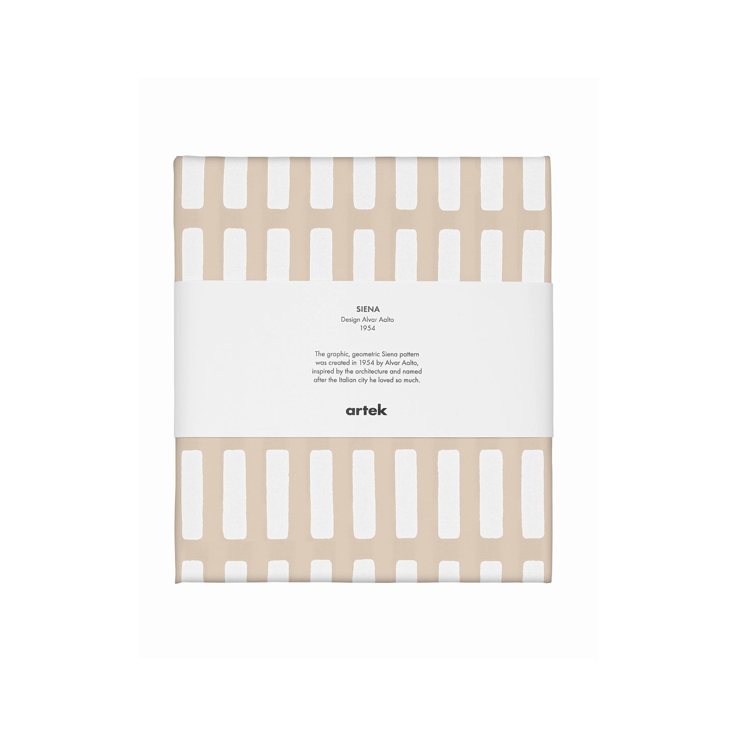 Artek Siena Fabric, cotton — sand/white
