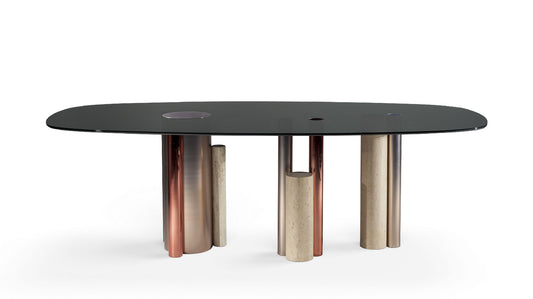 SILO OVAL DINING TABLE by Roche Bobois