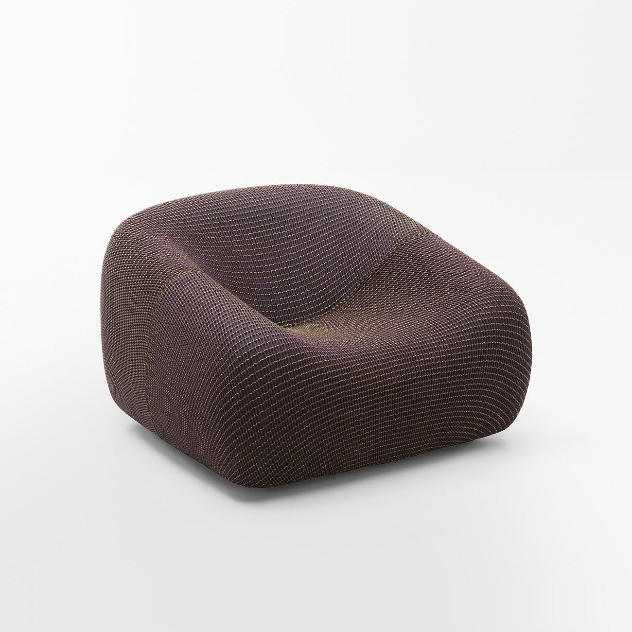 Smile - Upholstered Garden Armchair With Removable Cover by Paola Lenti