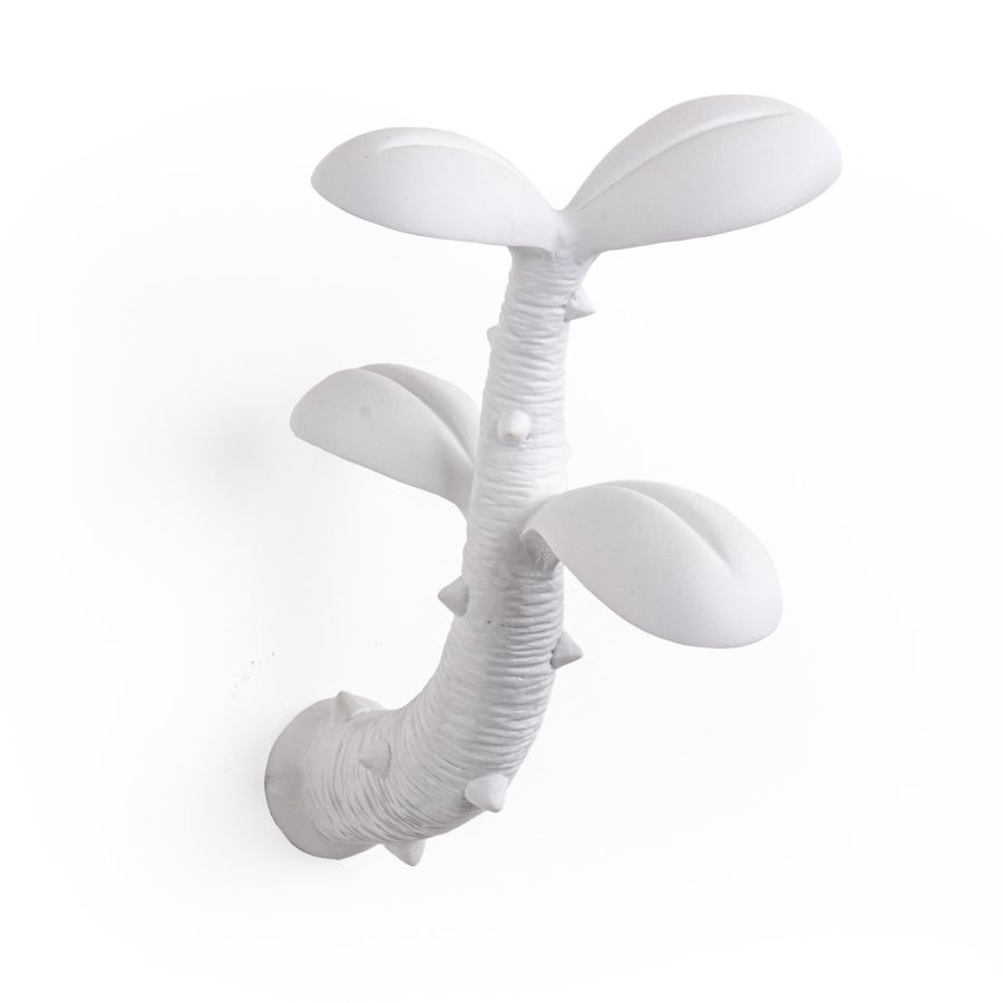 Resin coat hangers Hangers Sprout Medium by Seletti #White